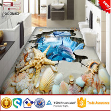 Piso 3d para azulejos de baño de porcelana azulejo de piso de cerámica 3d